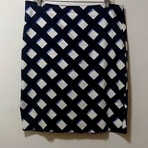 Ann Taylor size 12 petite ladies skirt.  Block pattern.